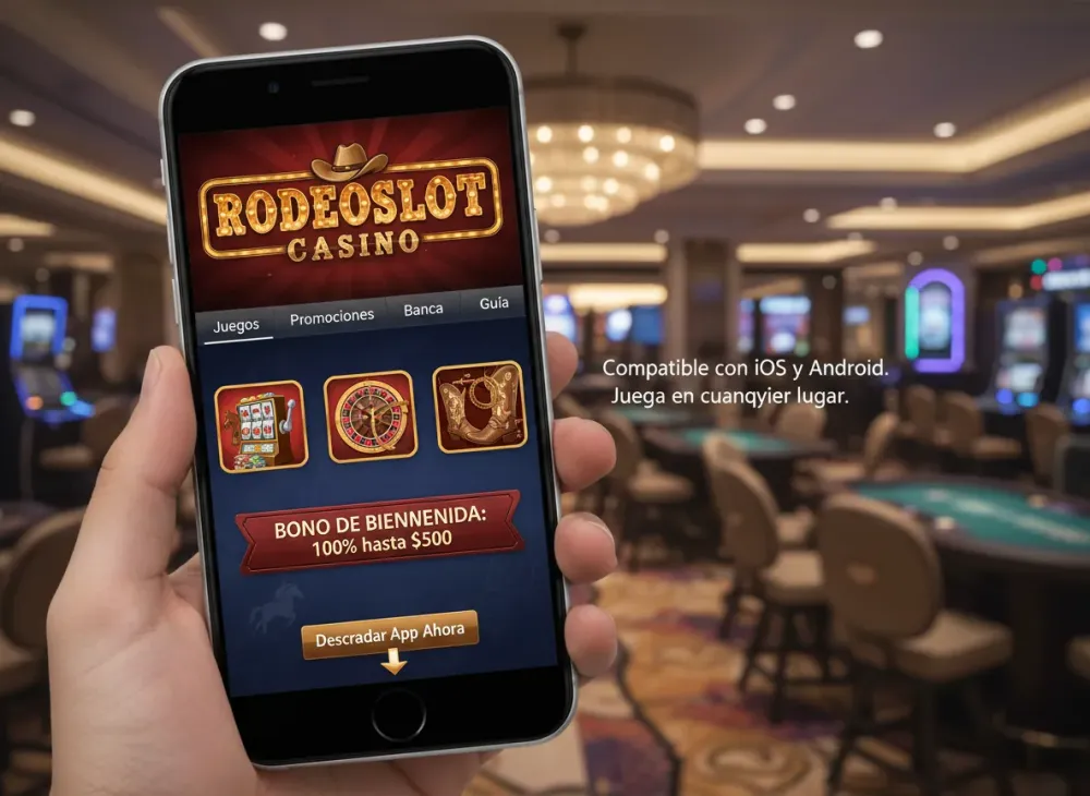 Rodeoslot casino app guía de descarga y características